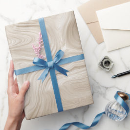 Papel De Presente Padrão Abstrato Quente com Ondulação de Areia Bege