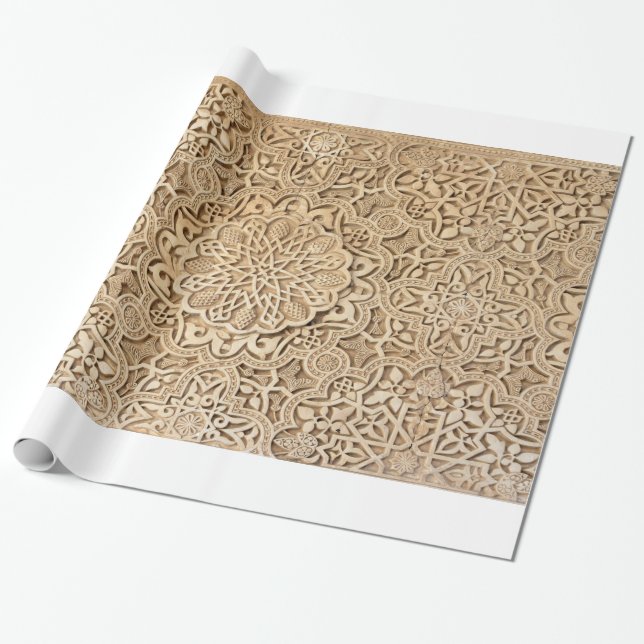 Papel De Presente Padrão Alhambra (Desenrolado)