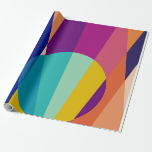 Papel De Presente padrão Bauhaus