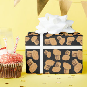 Papel De Presente Padrão Biscotti