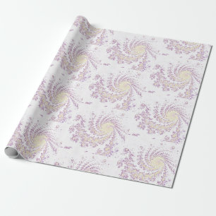 Papel De Presente Padrão bonito de espiral rosa