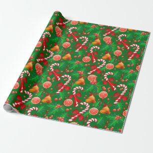 Papel De Presente Padrão Bonito de Natal