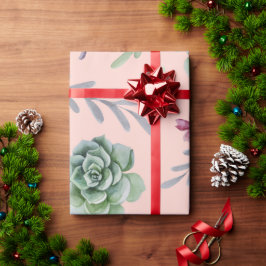 Papel De Presente Padrão Cactus 8