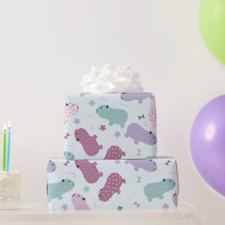 Papel De Presente padrão capybara