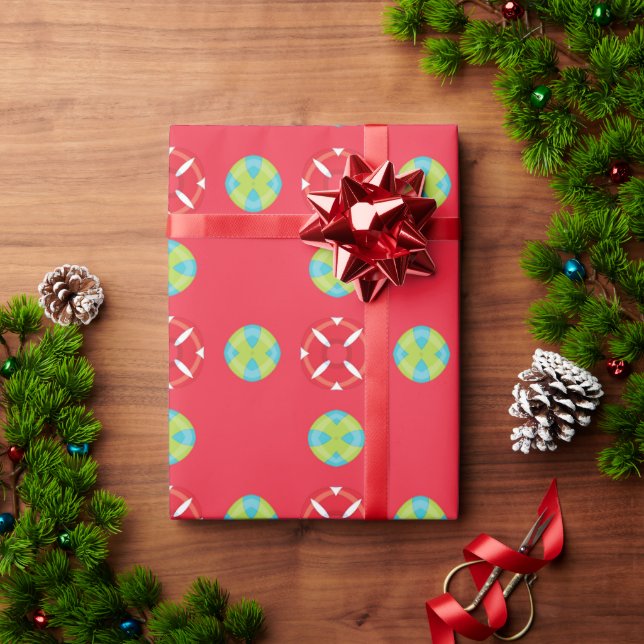 Papel De Presente Padrão Charme de Férias de Natal 03 -  (Presente de Natal)