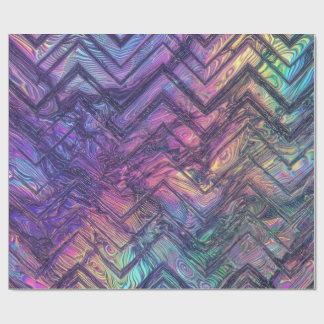 Papel De Presente Padrão Chevron Moderno 2021
