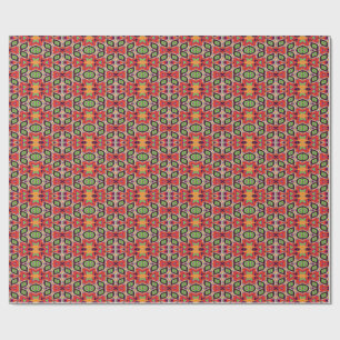 Papel De Presente Padrão clássico de tendência multicoloração vibran