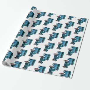 Papel De Presente Padrão Clássico do Carro #3 @ Garysretrogarage