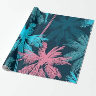 Papel De Presente Padrão da palmeira