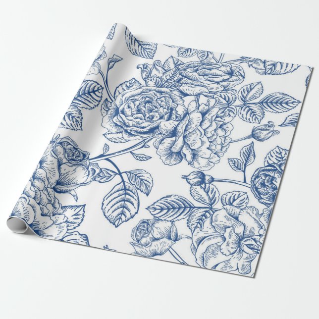 Papel De Presente Padrão da ventoinha (Desenrolado)