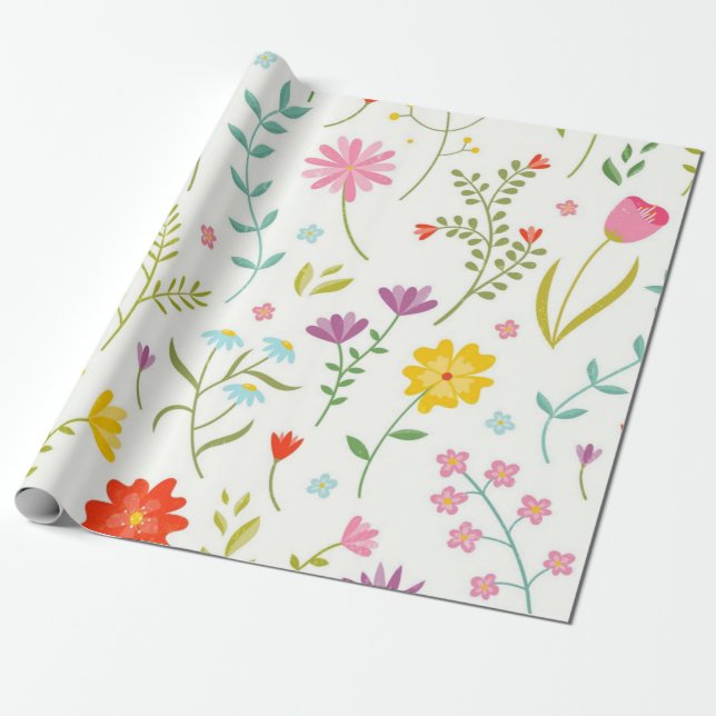Papel De Presente Padrão da ventoinha (Desenrolado)