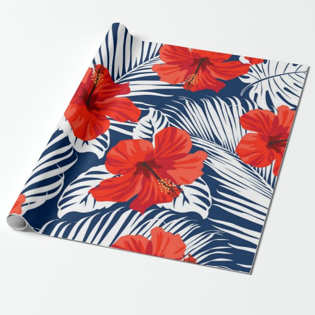 Papel De Presente Padrão da ventoinha (Desenrolado)