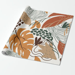 Papel De Presente Padrão de abstrato sem costura no fundo branco