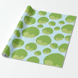 Papel De Presente Padrão de alface