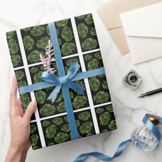 Papel De Presente Padrão de algas marinhas
