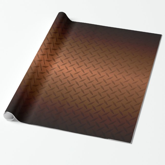 Papel De Presente Padrão de Aparência Diamondplate  Fade de Preto pa (Desenrolado)
