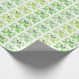 Papel De Presente Padrão de Arcos de Pixel em Saltos Altos