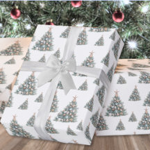 Padrão de árvore de Natal com conchas de praia