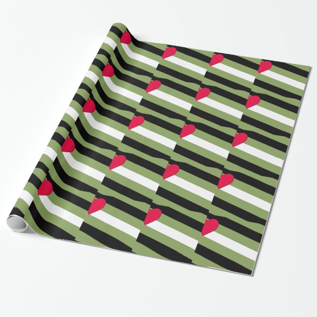 PAPEL DE PRESENTE PADRÃO DE BANDEIRA DO ORGULHO BOI (Desenrolado)
