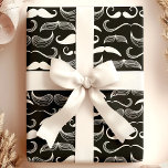 Papel De Presente Padrão de bigode preto e branco do Hipster de tend<br><div class="desc">Este Tendy Hipster Black and White Mustache Pattern Wrapping Paper traz um talento divertido e peculiar ao seu embrulho de presentes. As ilustrações do bigode preto-na moda contra um fundo branco limpo tornam este papel de embrulho perfeito para eventos temáticos, aniversários ou qualquer ocasião que exija um design lúdico, mas...</div>