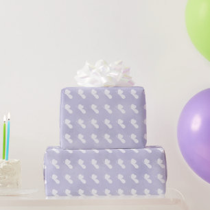 Papel De Presente Padrão de Borboleta Minimalista Fofo