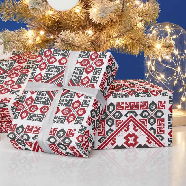 Papel De Presente Padrão de bordados palestino 2 (Feriados)