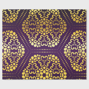 Papel De Presente Padrão de brocado