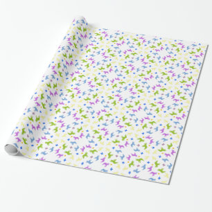 Papel De Presente Padrão de Bulldog Francês