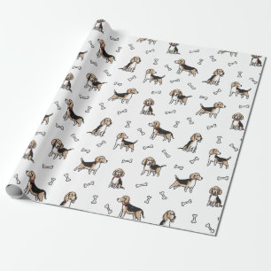 Papel De Presente Padrão de cães bichos