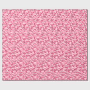 Papel De Presente Padrão de Camuflagem Feminino Rosa