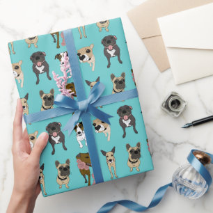 Papel De Presente Padrão de cão bonito