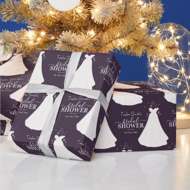 Papel De Presente Padrão de Chá de panela Elegante (Feriados)