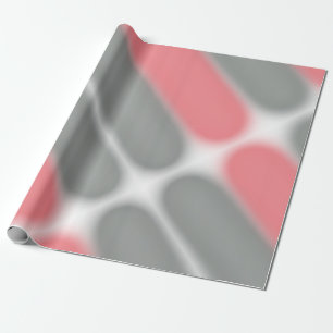 Papel De Presente Padrão de Cinza rosa abstrato