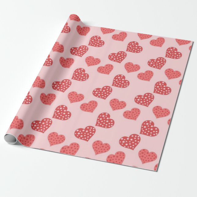 Papel De Presente Padrão de copas (Desenrolado)