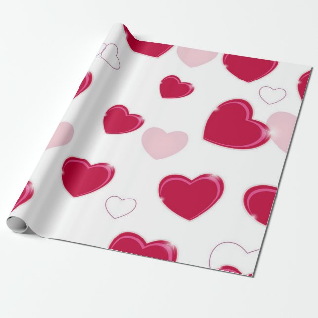 Papel De Presente Padrão de copas (Desenrolado)