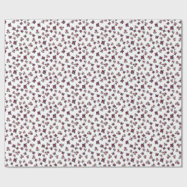 Papel De Presente Padrão de Corações Cor-de-Rosa – Design Fofo de Ra