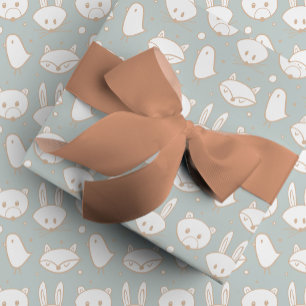 Papel De Presente Padrão de Criação de Florestas 
