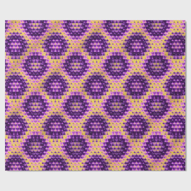 Papel De Presente Padrão de Design de Sari Banarasi (Aberto)
