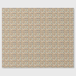 Papel De Presente Padrão de Design de Triângulo Geométrico Abstrato