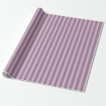 Papel De Presente Padrão de distribuição de Mauve<br><div class="desc">Papel de embrulho de listras roxas e sujas.</div>