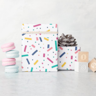 Papel De Presente Padrão de doces de salsicha de aniversário