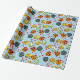 Papel De Presente Padrão de doces   Padrão do lombo   pirulito 5
