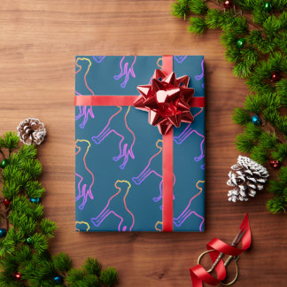 Papel De Presente Padrão de Dogue Alemão