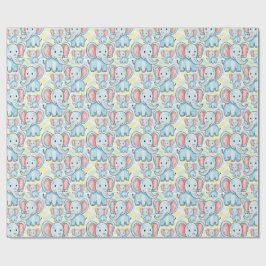 Papel De Presente padrão de elefante