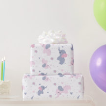 Padrão de elefantes de desenho animado em azul-mar