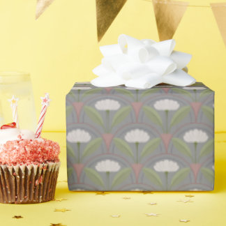 Papel De Presente Padrão de escala com branco