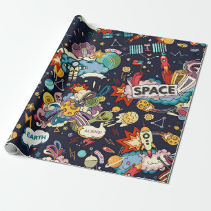 Papel De Presente Padrão de espaço