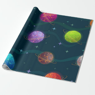 Papel De Presente Padrão de espaço