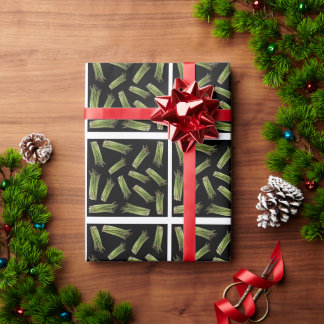 Papel De Presente Padrão de espargos