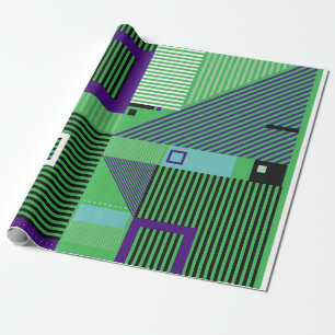 Papel De Presente Padrão de estilo de moda do memphis de última gera